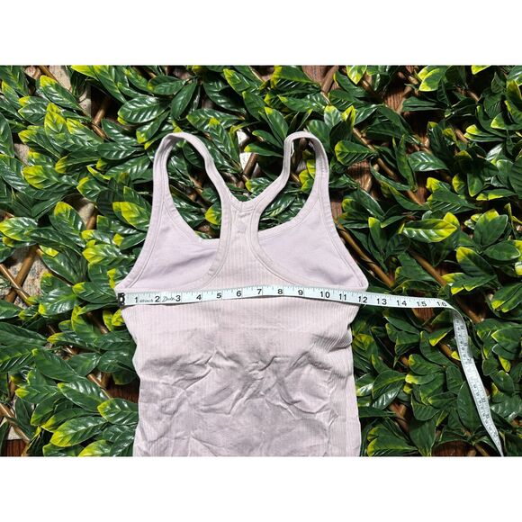 Lululemon Light Pink Ribbed Tank Top Size 6 - Picture 7 of 7